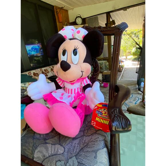 Minnie Mouse Stuffed Plush Doll Toy Mattel Mickey's "Stuff for Kids" 13 inch NOS - Picture 9 of 16